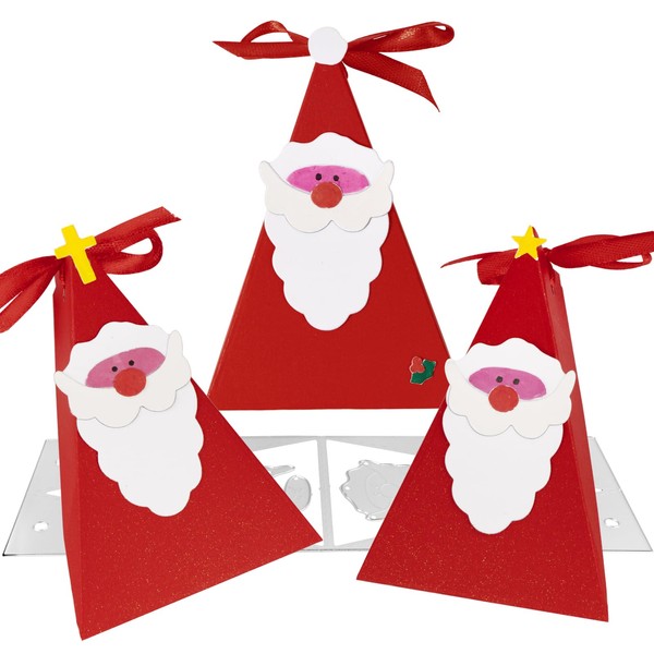 BOOMTOP Cutting Dies Christmas Box Mini Boxes Santa Cutting Die