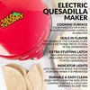 Nostalgia Taco Tuesday Deluxe 8-Inch 6-Wedge Electric Quesadilla Maker with