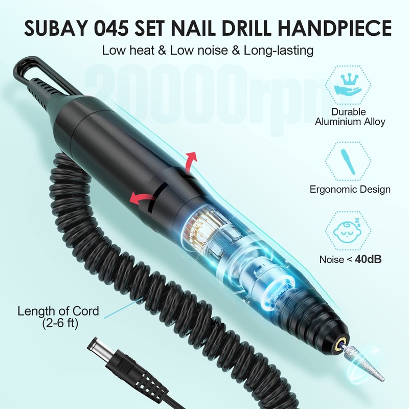 Professional Electric Nail Drill Machine Nail File Drill Set Kit