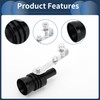 X AUTOHAUX Turbo Sound Exhaust Muffler Pipe Whistle, Rear Tailpipe