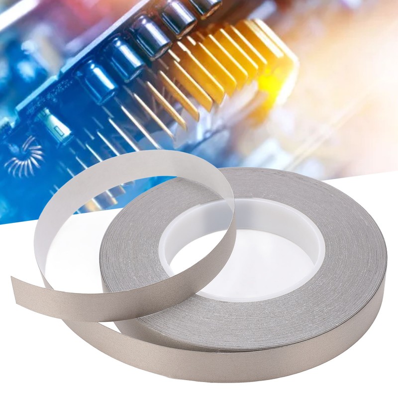 Conductive Cloth Adhesive Tape 0.12mm Thickness 19mm Width 50m Total