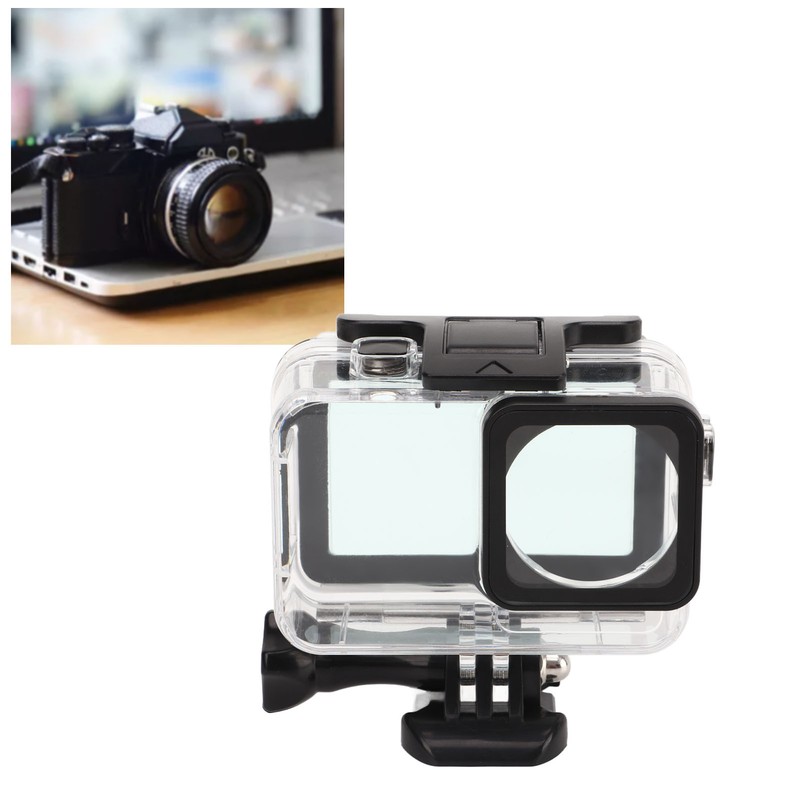 45m Underwater Action Camera Waterproof Case Touchable Back Cover for