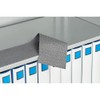 King Jim RM1200 Fall Prevention Mat, Anti-Slip, For Storage Shelves,