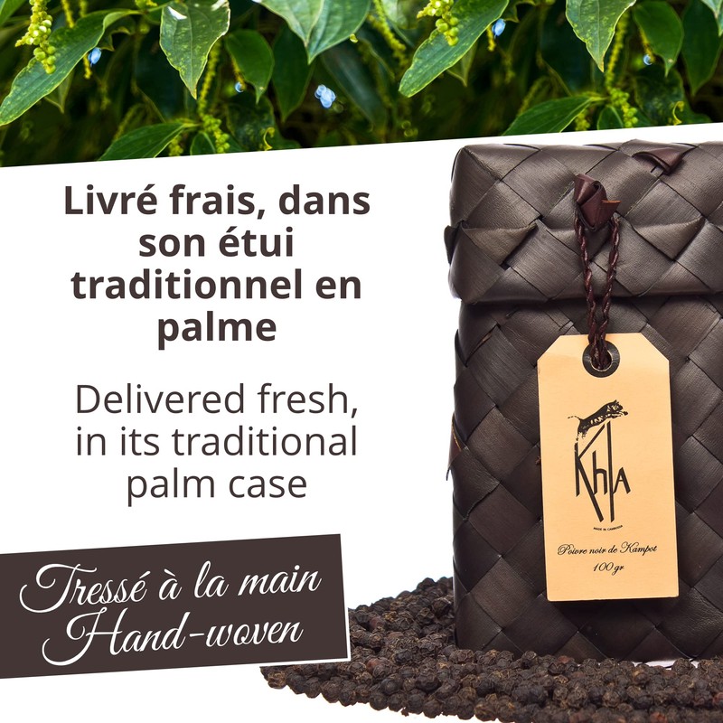 KHLA - PGI Premium Kampot Black Pepper - 50g -