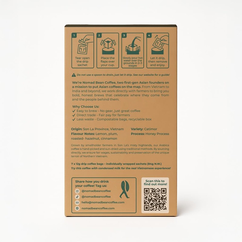 Sapa Cloud – Vietnamese 100% Arabica V60 Phin Filter Drip