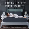 LivinEase Super King Fitted Sheet -10inch(26cm) Deep Cotton Blend Super