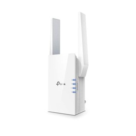 TP-Link RE505X WiFi 6 WLAN Verstärker Repeater AX1500(Dualband 1200MBit/s 5GHz + 300MBit/s 2,4GHz,, Gigabit Port, maximale Abdeckung, kompatibel zu allen WLAN Routern, Hochgeschwindigkeitsmodus)weiß