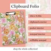 Steel Mill & Co Cute Clipboard Folio with Refillable Lined