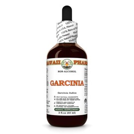 Garcinia (Garcinia Indica) Dry Fruit Glycerite, Made in Hawaii, Organic Raw Materials, All Natural, Vegan, Lab Tested Alcohol-Free Liquid Extract - 2 fl.oz