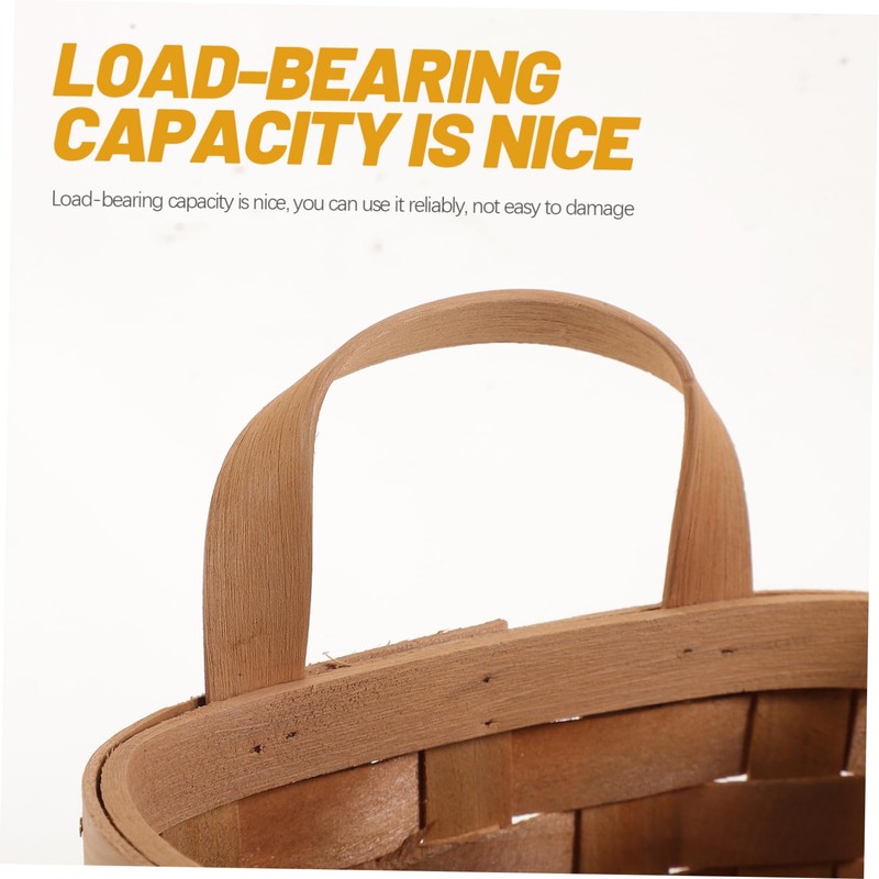 FUNOMOCYA Woven Wall Hanging Storage Baskets Natural Organizer for Kitchen