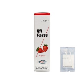kurahooon Set of 2 GC MI Paste Strawberry 40g with kurahooon Cotton Set