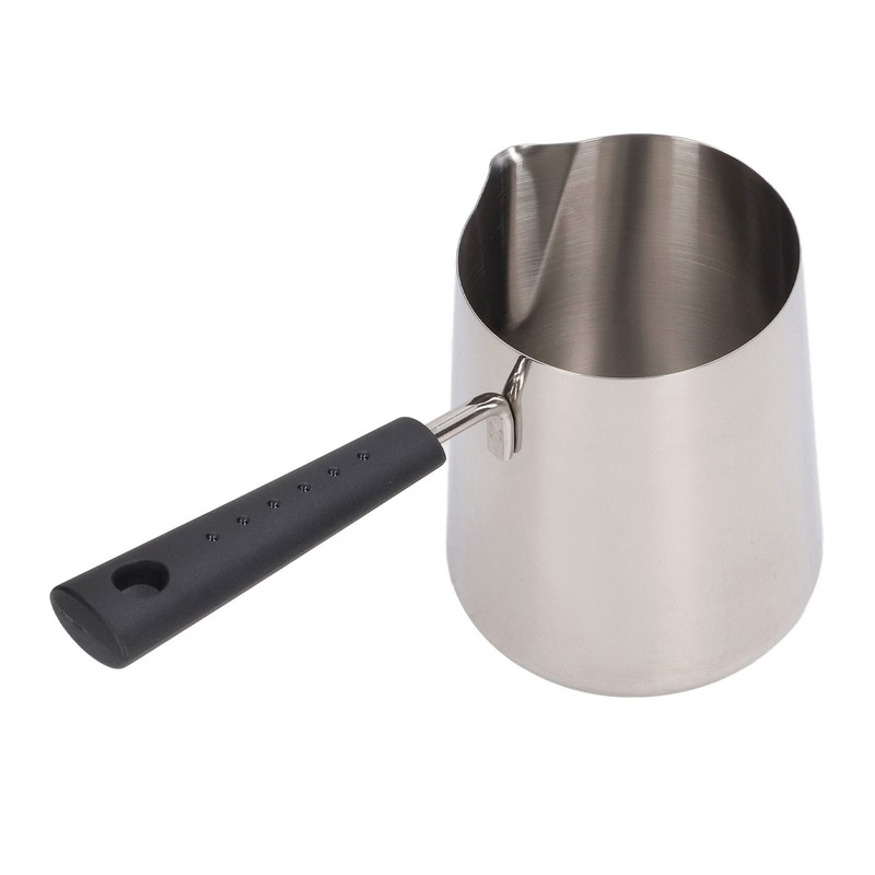 Coffee Milk Frothing Pitcher Cup 304 Stainless Steel Long Handle