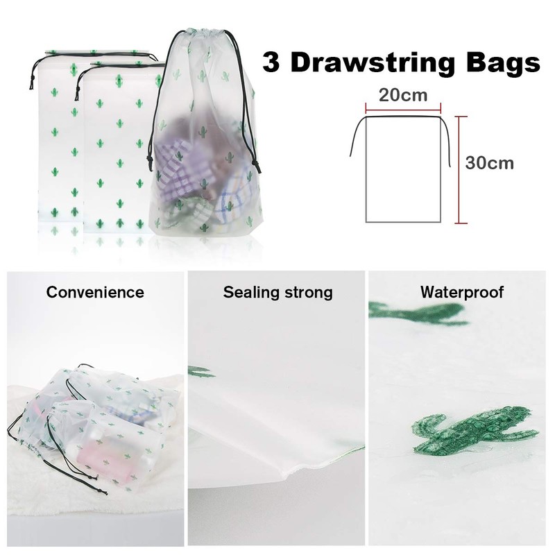 14 PCS Compression Packing Cubes Set - 8 Sizes inc