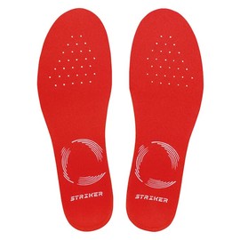 BMZ Stryker Rebote Soccer Functional Insole, Red, XS (22.0 - 23.0), Use Your Toes and Steps Faster