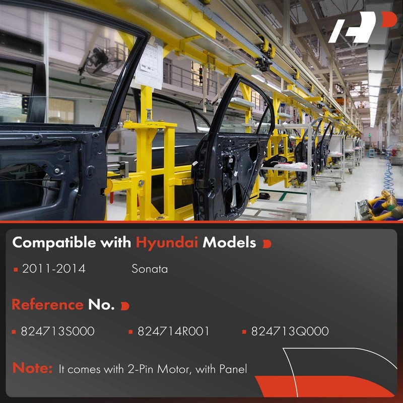 A-Premium Front Left Driver Side Electric Power Window Regulator with