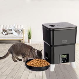 3L Automatic Cat Feeder with Heightened Pet Feeder Programmable Dog Feeder Suitable for Small and Medium Pet Feeders