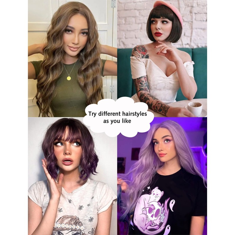 Yamel Mesh Wig Cap Net, 4 Pieces Hair Mesh Net