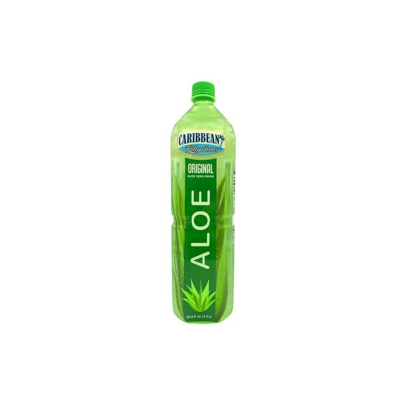 Caribbean Rhythms Aloe Vera Drink With Aloe Pulp, Original, 1.5L