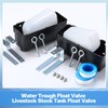 Cinnvoice 2 Pcs Water Trough Float Valve Stock Tank Float