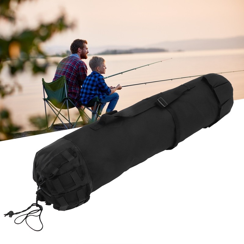 MultiPurpose Fishing Bag Adjustable Folding Fishing Rod Pole Reel Lures