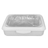 Dual Design Foil Tray Holder Set with Removable Lid, Insulated