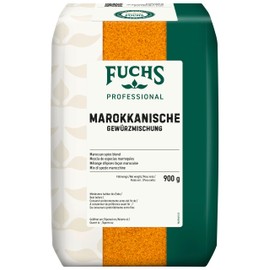 Fuchs Professional - Mix di spezie marocchine | 900 g | Condimento marocchino per cuscus, riso o ceci | Qualità professionale per professionisti Ho.re.ca