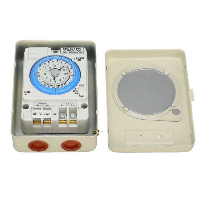 Mechanical Time Switch TB35N SPST 24 Hour 15 Minute Interval