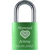 ♥ Love Goals Engraved Love Padlock with Engraving | Individual