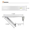 LBG Products AC Window Air Conditioner Bracket Heavy Duty Support