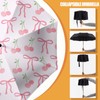 WSZYNDF Girly Pink Bow Pattern Umbrella, Small Travel Compact Automatic