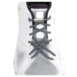 No Tie Shoe Laces System with Elastic Laces, Elastic Shoelaces for Kids and Adult Dark Gray