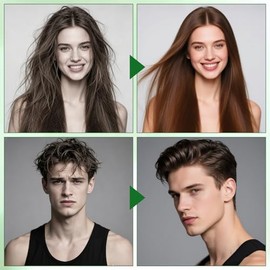 2PCS Shampoo Romero,Champú de Aceite Battana de 300 ml para un Cabello Suave y con Volumen, Champú Anticaída Batana Repara el Cabello Seco y Dañado, A