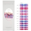 22pcs Semi Cured Gel Nails Strips Tips UV Nail Stickers