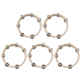 5X 8 Inch Musical Tambourine Tamborine Drum Round Percussion KTV