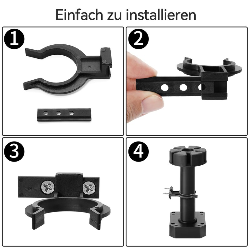 Kitchen Plinth Mounting Clips, Pack of 15 Kitchen Base Clips