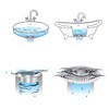 LEKEYE Drain Hair Catcher/Bathtub Shower Drain Hair Trap/Strainer Stainless Steel