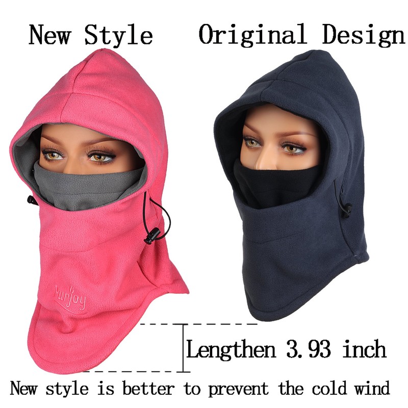 Purjoy Multipurpose Use 6 in 1 Thermal Warm Fleece Balaclava
