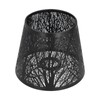 Wrought Iron Lampshade Carved Forest Tree Shaped E27 Mini Lamp