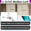 3 Set Mailbox Locks Compatible with L-1172C/C9100 Mailbox Lock |