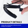taluoka 2 PCS Car Sun Visor Sunglass Anti-Scratch Storage Clip,