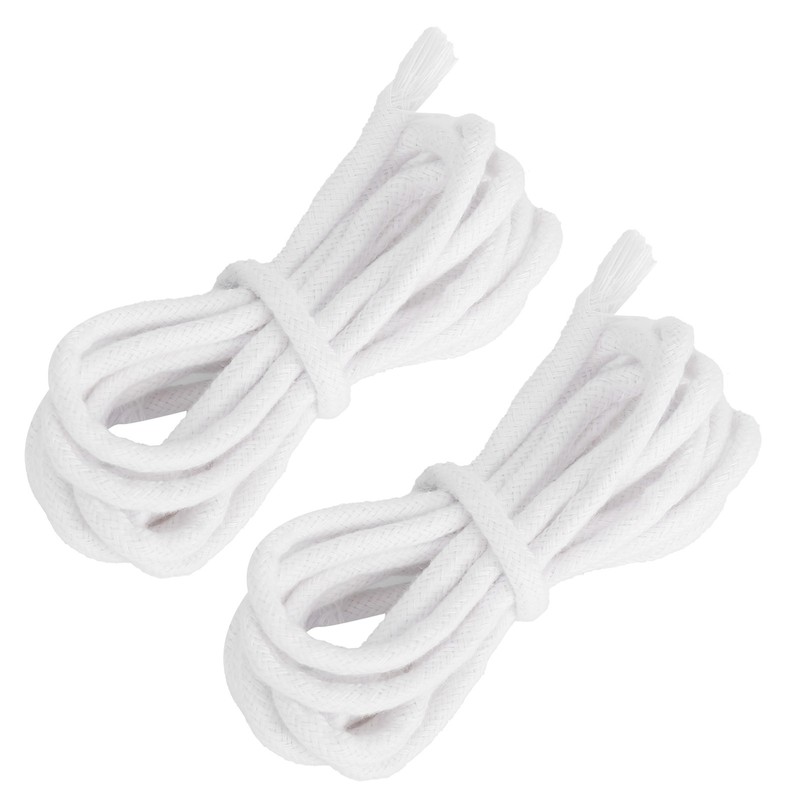 2pcs Candle Wicks Good Oil Absorbency Combustion Durable Braid Cotton