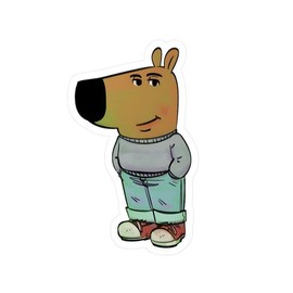 Just A Chill Guy Sticker, Meme Decal, Just a Chill Guy Meme Sticker, meme, silly, chill guy, family guy, brian, trending, dog guy, meme sticker, im just a chill guy, chill guy meme - Size: 6" x 6"