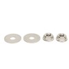 RV Toilet Seal Kit 385311652 Reliable Flush Seal Mounting Hardware