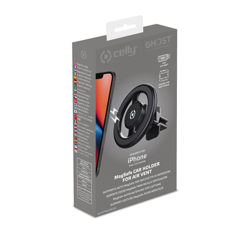 Celly Magnetic Phone Holder Ghost Mag Pro