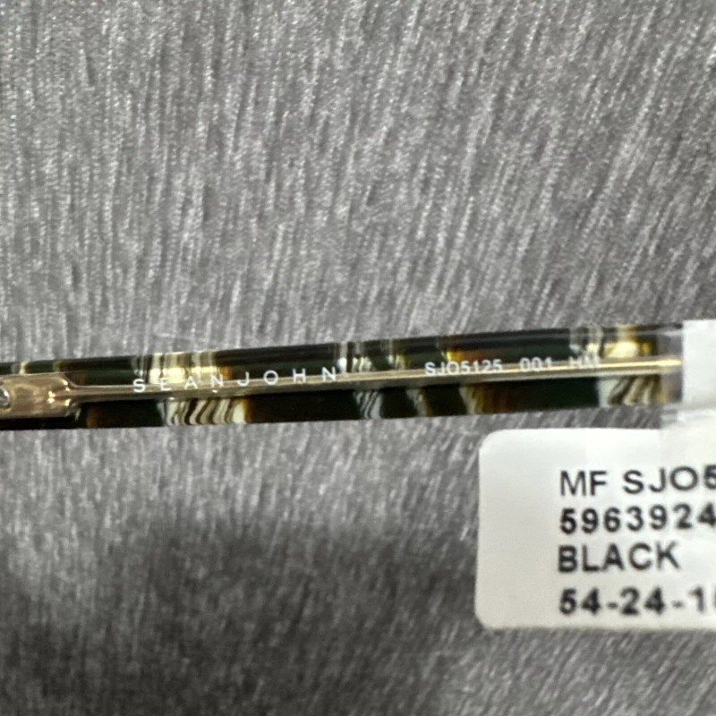 Sean John SJO 5125 001 Black Eyeglass Frames 54 24