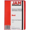JAM PAPER Hardcover Notebook with Elastic Band - Medium Journal