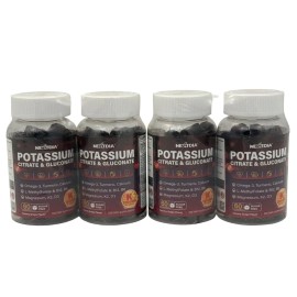 Nexdia Potassium Gummies Magnesium Turmeric Extract 1200mg 60ct Exp 4/27 (4-Pk)