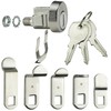 1-Pack Mailbox Lock and Key L-1172C COMP-X National Mailbox Lock