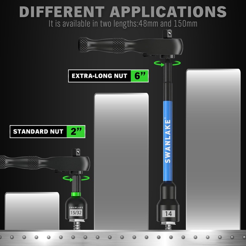 41-Piece Magnetic Nut Driver Set for Impact Drill Metric &