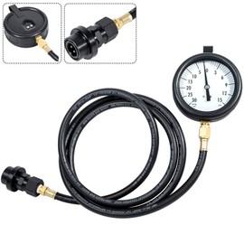 CASTNOO TU-32-6 Fuel Pressure Tester for 6.6 L GM Duramax Diesel Fuel System Test Kit（Black）